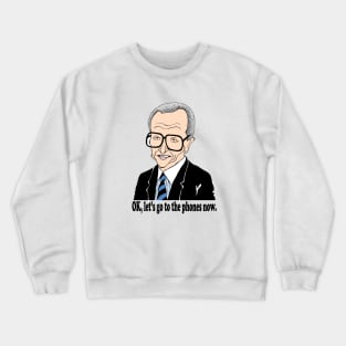 LARRY KING FAN ART!! Crewneck Sweatshirt